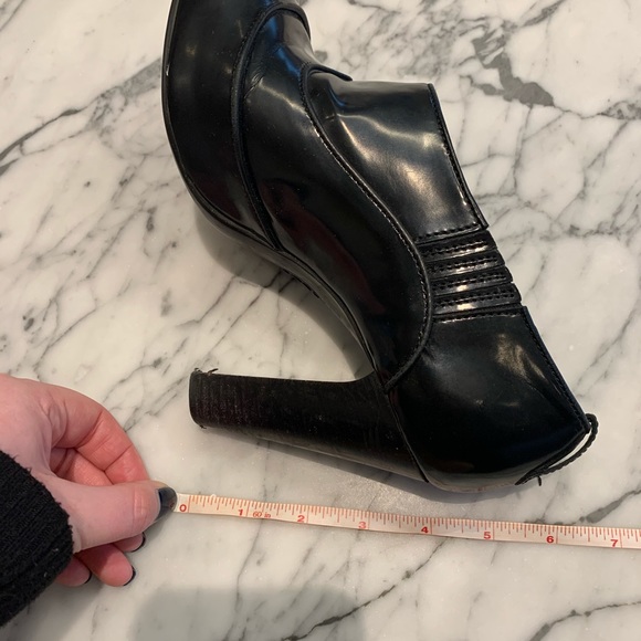 Todd black leather booties - Picture 7 of 10